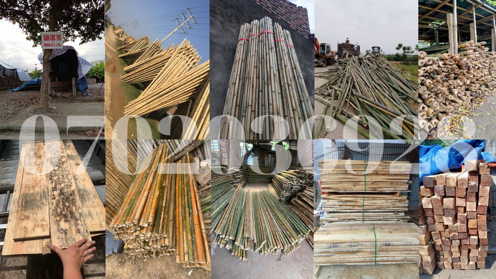 CHUYÊN CUNG CẤP SẢN XUẤT VÁN GỖ, SẠP TRE TRÚC, XÀ GỒ, LÁ CỌ...