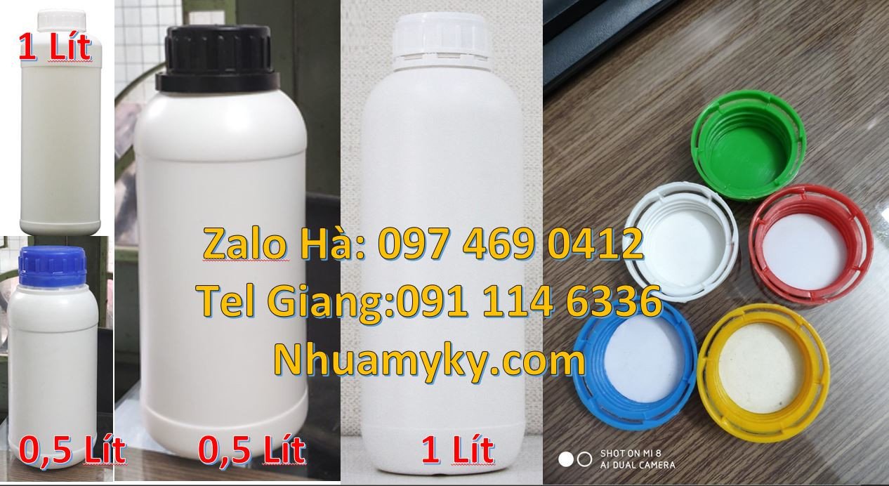 bán chai nhựa lớn 1l màu trắng,chai nhựa 1l đựng thực phẩm chất lượng