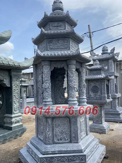17 Bảo tháp mộ đá khối tự nhiên đẹp bán Hải Dương