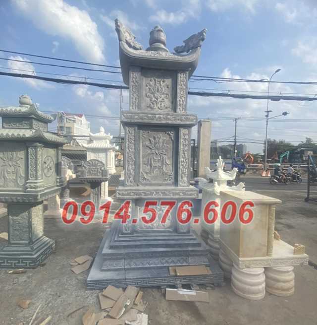 08 Thiết kế bảo tháp mộ đá khối đẹp nhất Hà Nam