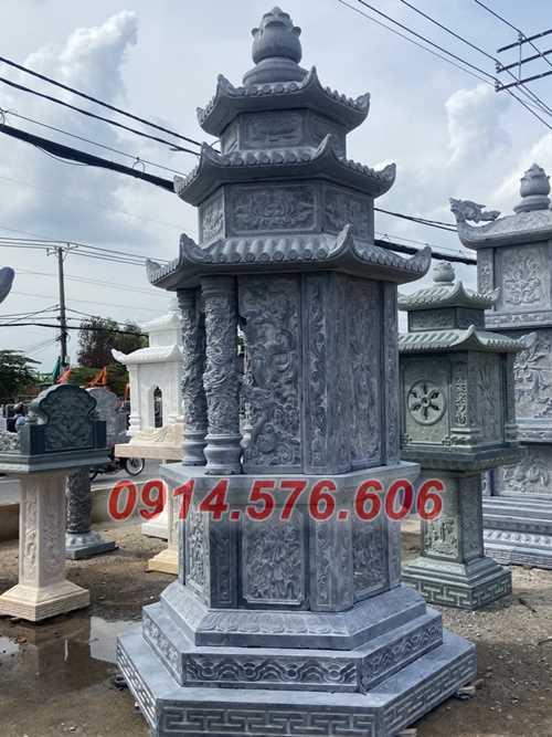 08 Thiết kế bảo tháp mộ đá khối đẹp nhất Hà Nam