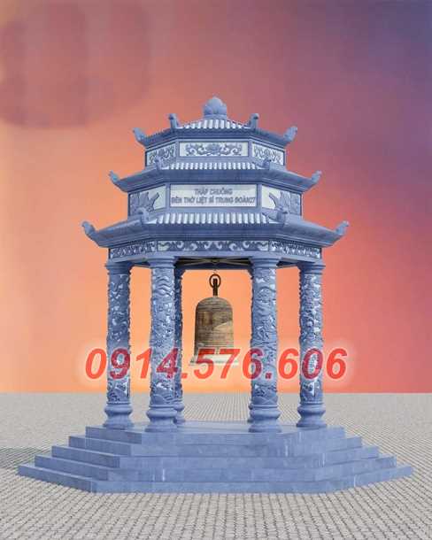 08 Tháp mộ sư bằng đá lăng mộ đẹp bán Hoà Bình