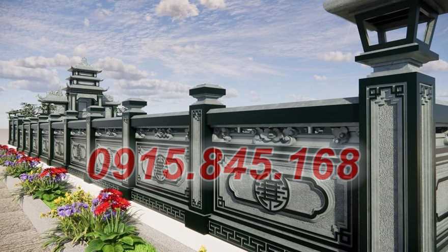 108 Hàng rào lan can lăng mộ đá đẹp nhất hiện nay