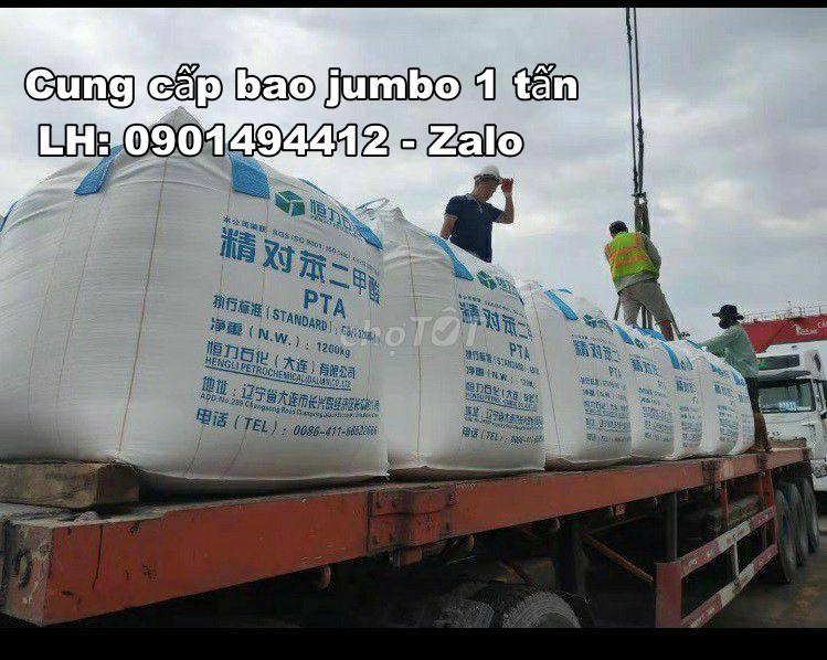 Cung cấp Bao Jumbo 1 tấn, bao qua sử dụng giá rẻ