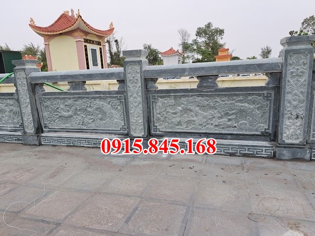 07 Hàng rào lan can bằng đá xanh đẹp nhất hiện nay