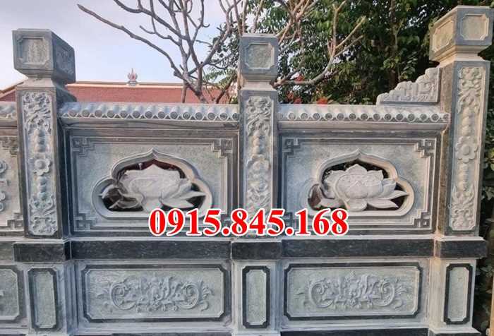 08 Tường rào lan can bằng đá xanh đẹp nhất hiện nay