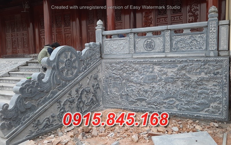 10 Hàng rào nhà mồ bằng đá tự nhiên nguyê khối đẹp bán