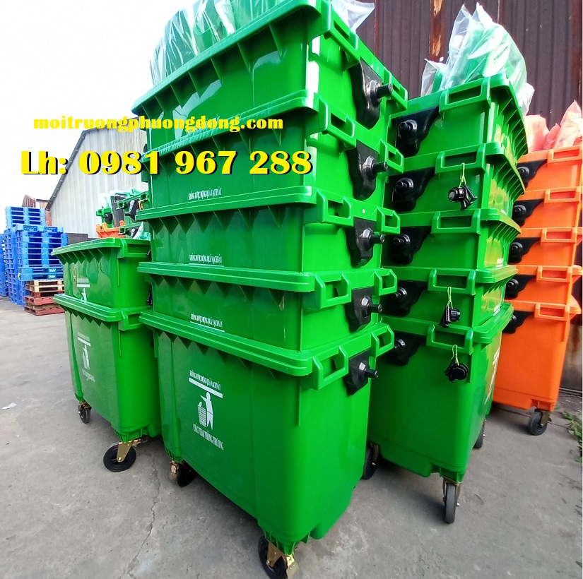 Cung cấp thùng rác nhựa 660L chất lượng tốt giá rẻ