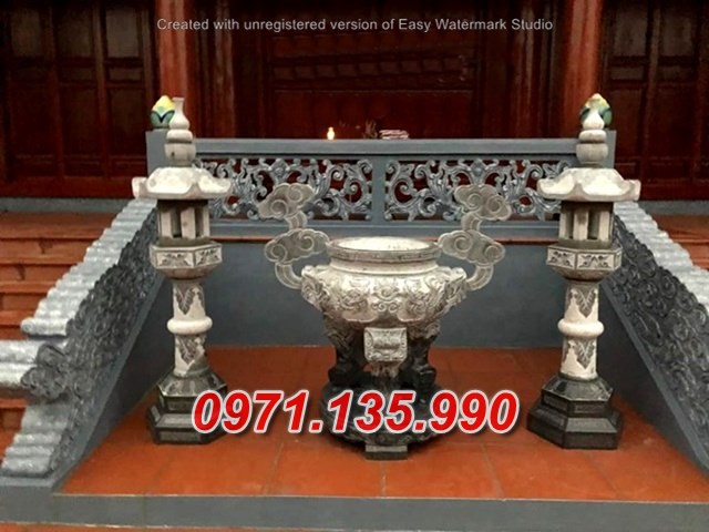 Mẫu lư hương đá đẹp bán tại bắc ninh đỉnh hương nhà thờ bằng đá