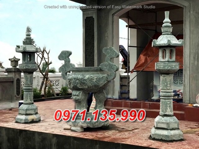 Mẫu lư hương đá đẹp bán tại bắc ninh đỉnh hương nhà thờ bằng đá