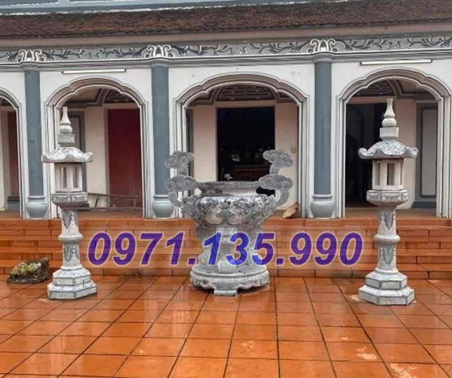 Mẫu lư hương đá đẹp bán tại bắc ninh đỉnh hương nhà thờ bằng đá
