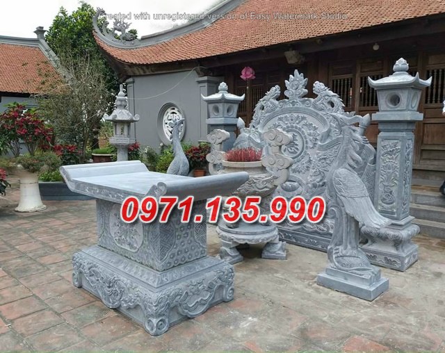 Mẫu đỉnh hương bằng đá đẹp bán tại thái bình lư hương cắm nhang