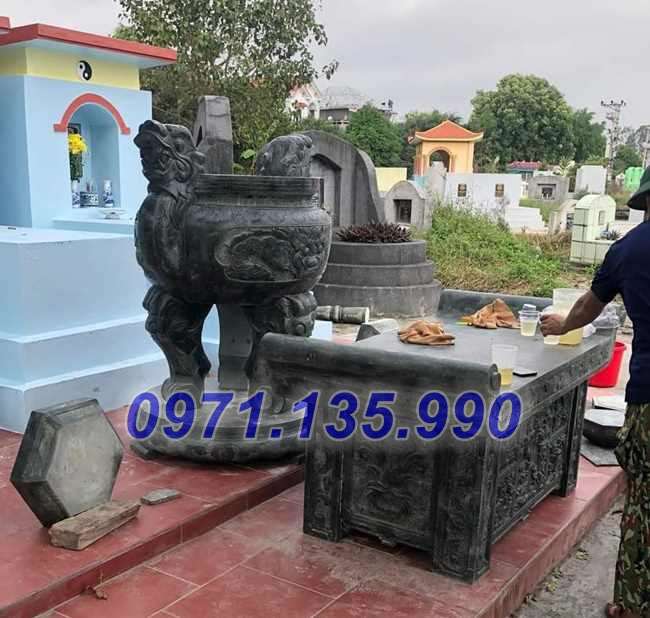 Mẫu đỉnh hương bằng đá đẹp bán tại sơn la lư hương cắm nhang