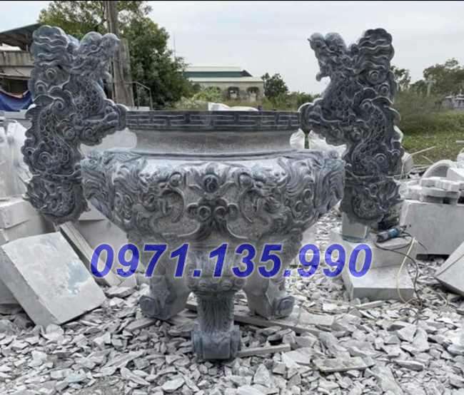 Mẫu đỉnh hương bằng đá đẹp bán tại sơn la lư hương cắm nhang
