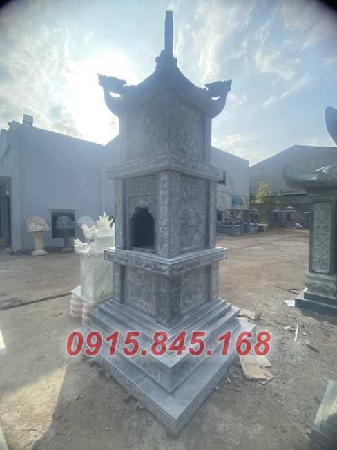 06 Tháp mộ sư đá khối tự nhiên đẹp nhất hiện nay