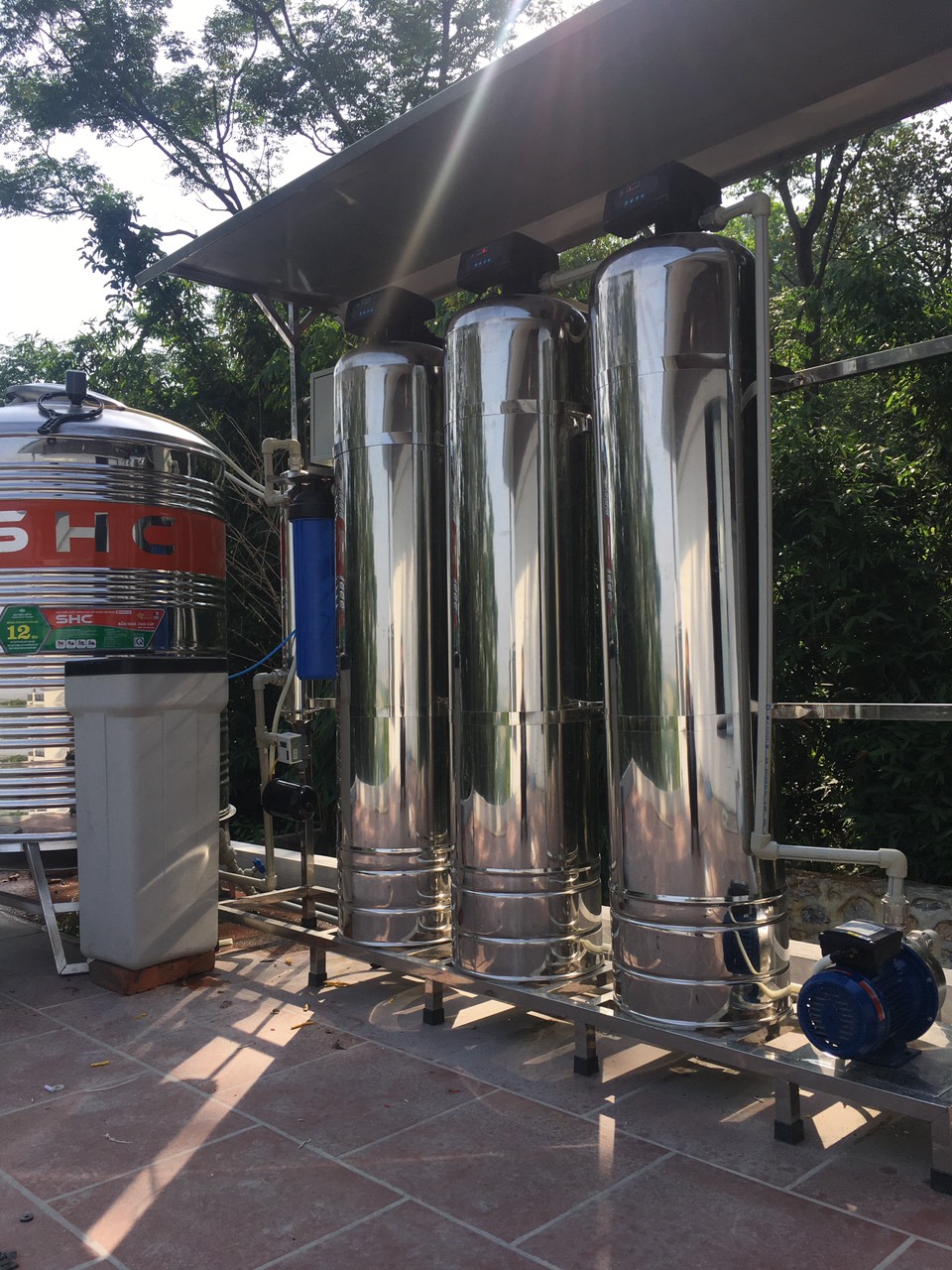 Thiết bị lọc tổng cho nước giếng khoan, nước máy giá tốt