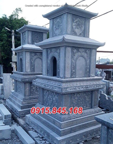 14 Bảo tháp mộ sư đá nguyên khối tự nhiên đẹp nhất