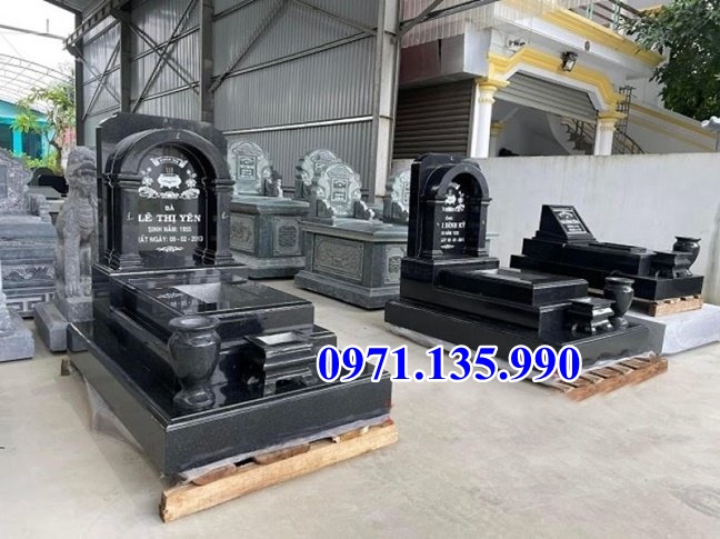 Mộ đá đôi - Mẫu mộ đôi bằng đá đẹp bán tại Nam Định 04