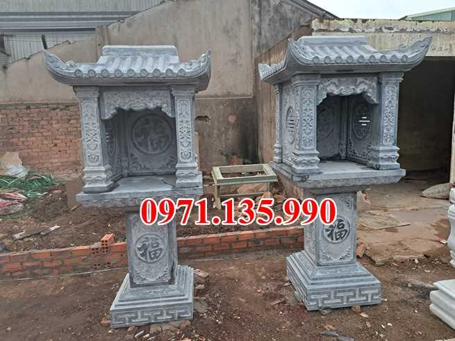 37 Mẫu bàn thờ thiên đá ngoài trời đẹp bán tại TP HCM có mái không mái