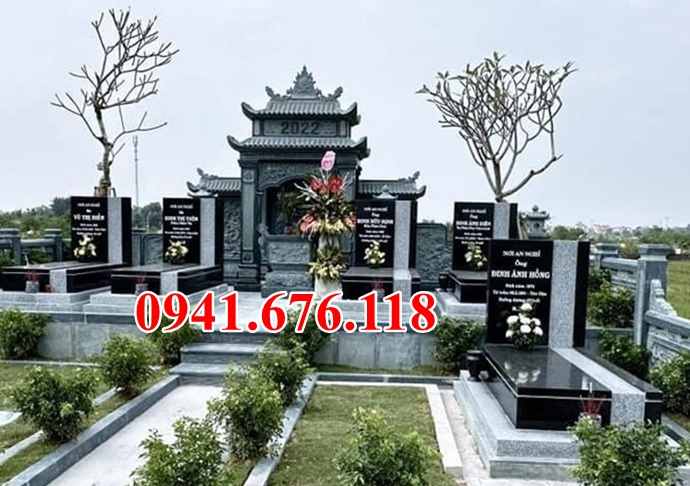 mẫu 441 mộ đá đẹp bán điện biên mồ mả gia đình ông bà bố mẹ