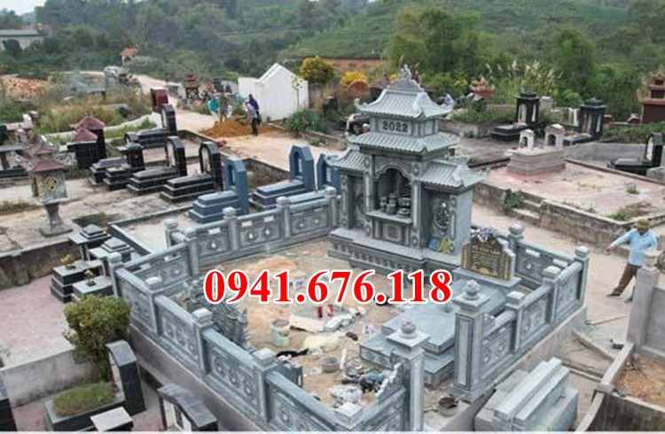 mẫu 441 mộ đá đẹp bán điện biên mồ mả gia đình ông bà bố mẹ