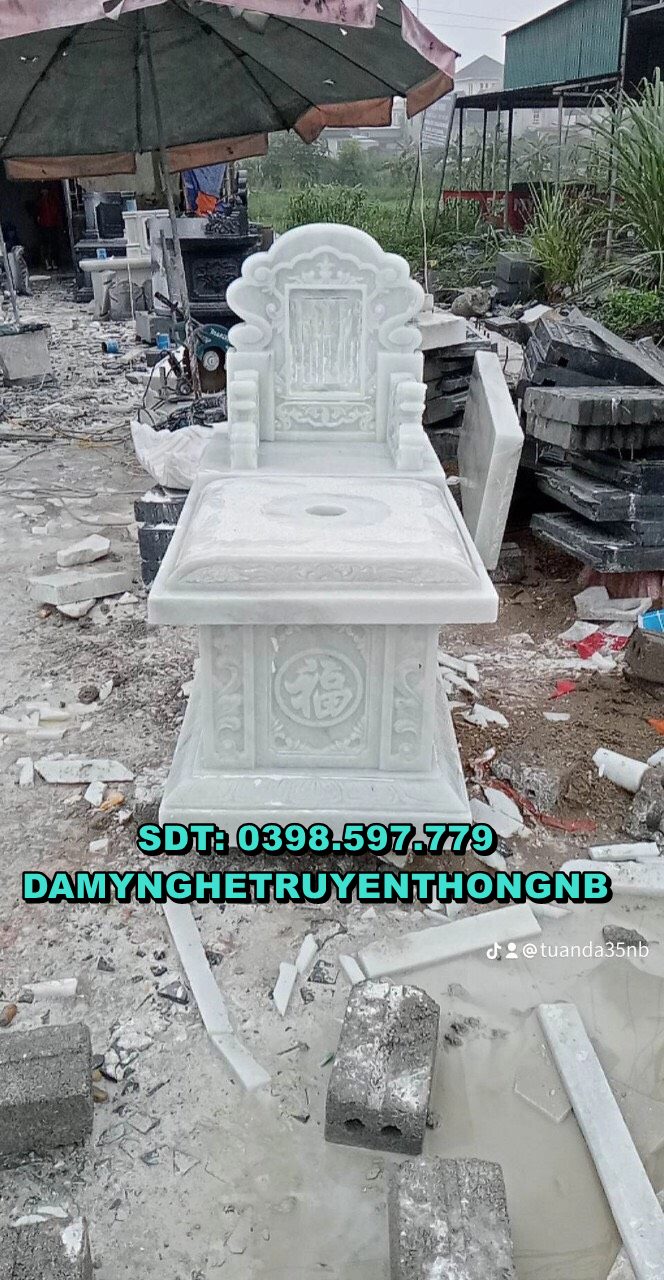 mẫu mộ đá trắng nguyên khối,mộ đá trắng tự nhiên tại hải phòng