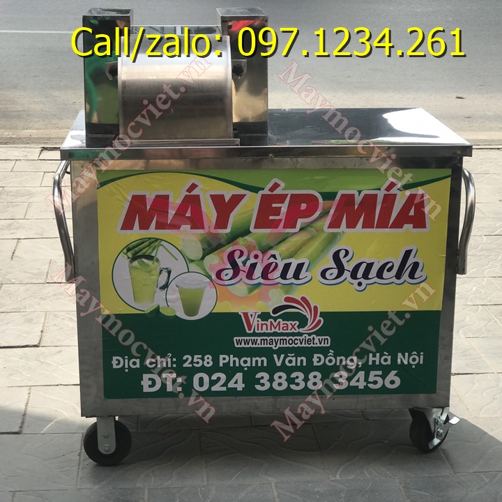 Máy ép nước mía 2 cây bàn dài F2-800