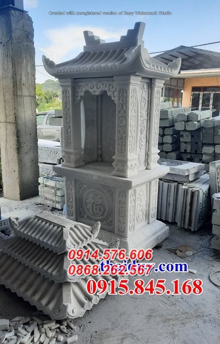 Mẫu 622 cây hương thờ đá đẹp bán bà rịa vũng tàu thần linh thiên địa