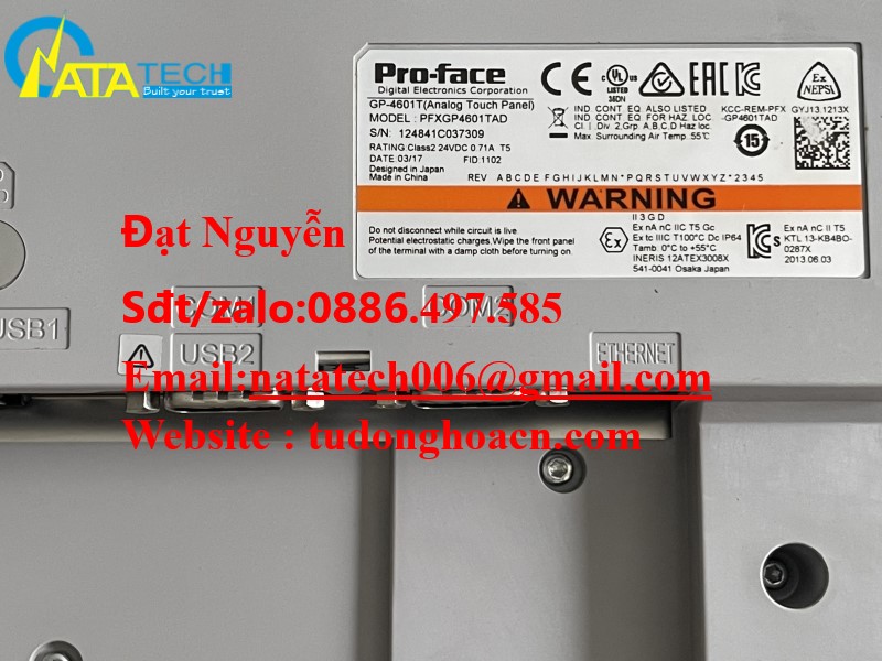PFXGP4601TAD bộ màn hình HMI chính hãng mới Proface cao cấp