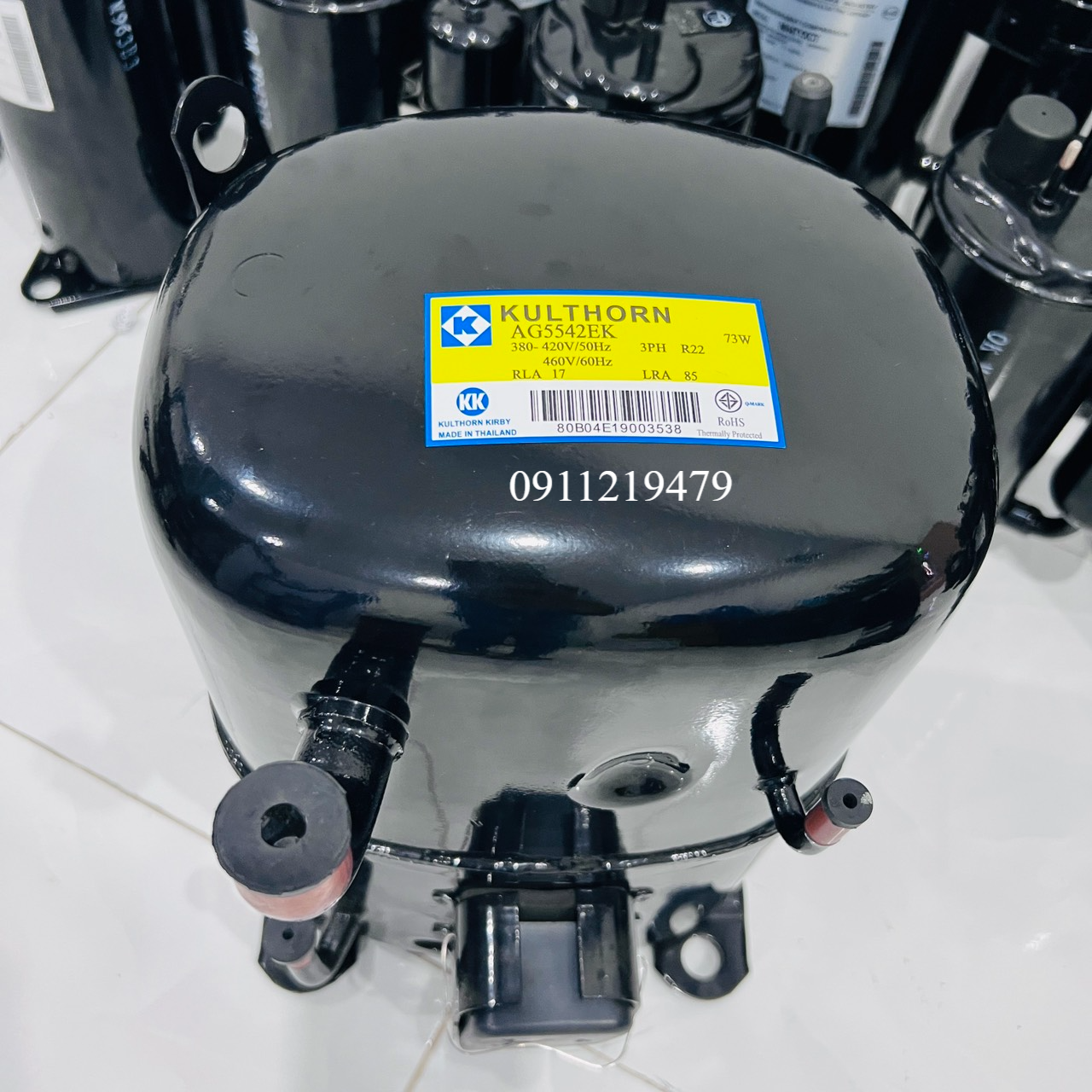 lắp đặt máy nén kulthorn 4hp model AG5542EK