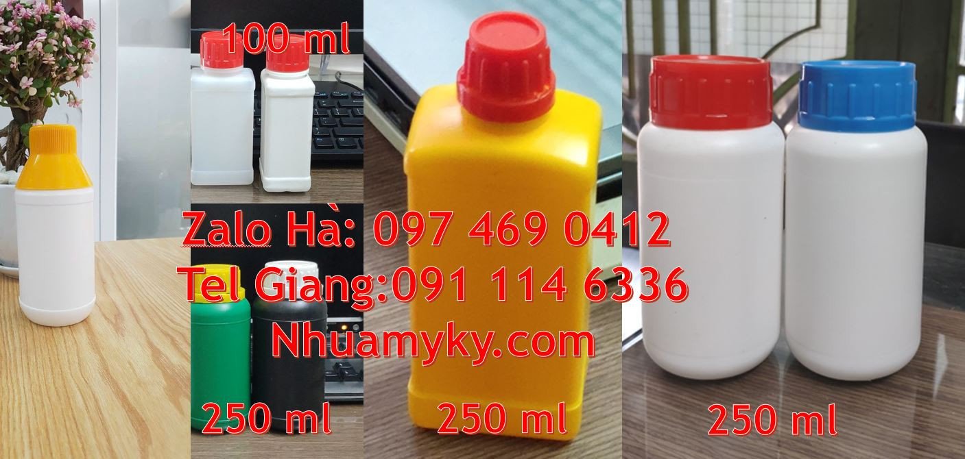 Bán chai nhựa 100ml đựng mỹ phẩm,chai nhựa 0.5l đựng tẩy rửa giá rẻ hc