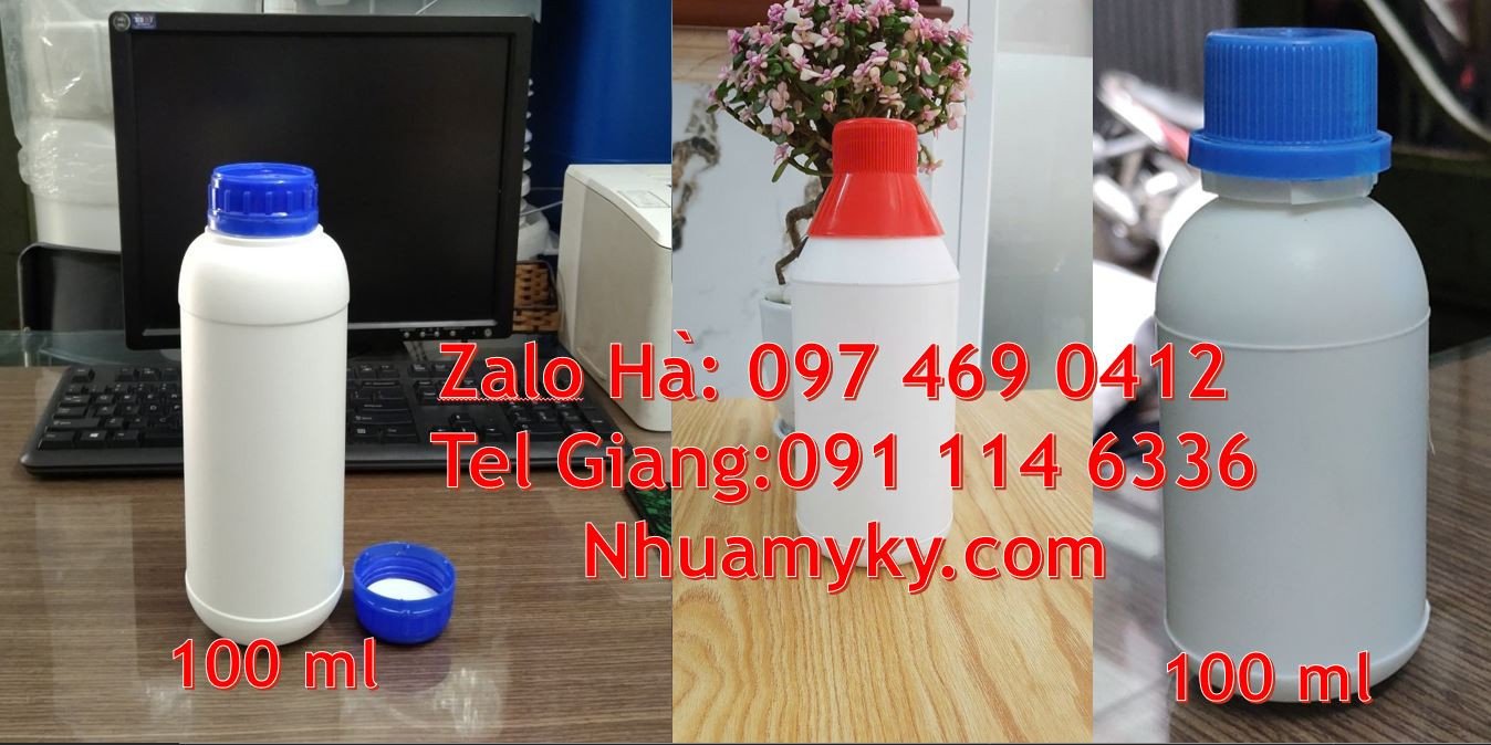 Bán chai nhựa 100ml đựng mỹ phẩm,chai nhựa 0.5l đựng tẩy rửa giá rẻ hc