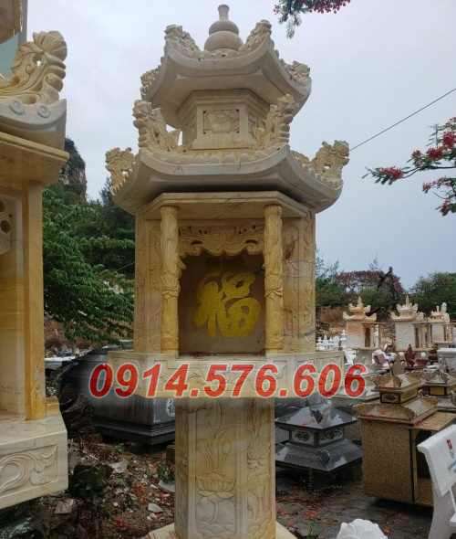 13 Hương án bằng đá thờ thiên lăng mộ Hải Dương