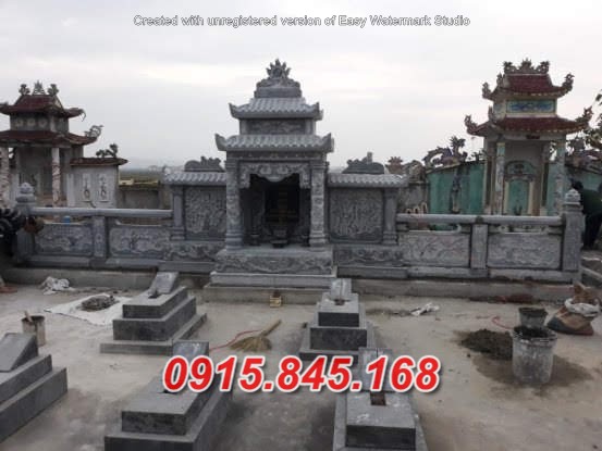 Mẫu 315 cây hương thờ sơn thần bằng đá bán cao bằng củng kỳ đài am