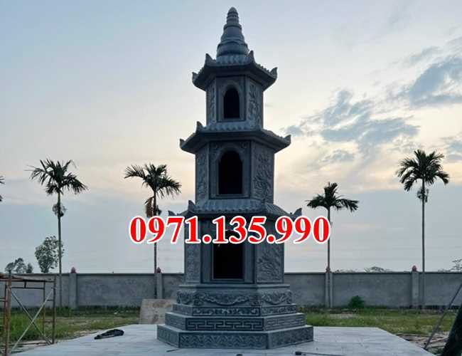 Mộ tháp đá - Mẫu mộ tháp bằng đá đơn giản đẹp bán tại Cà Mau 11