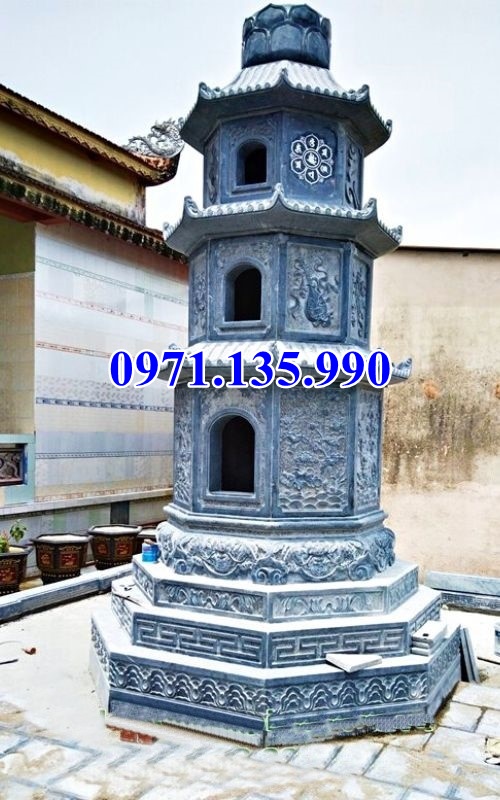 Mộ tháp đá - Mẫu mộ tháp bằng đá đơn giản đẹp bán tại Cà Mau 11