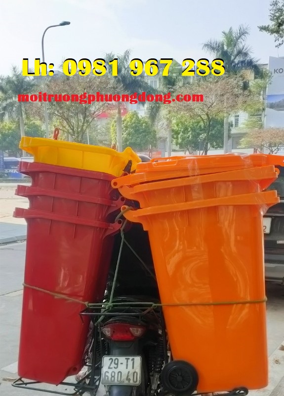 Cung cấp thùng rác nhựa công nghiệp 240L giá rẻ