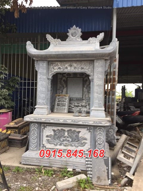 Mẫu 622 bàn thờ đá đẹp bán đà nẵng am miếu khóm củng kỳ đài