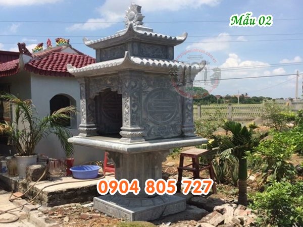 Mẫu cây hương ngoài trời bằng đá đẹp.