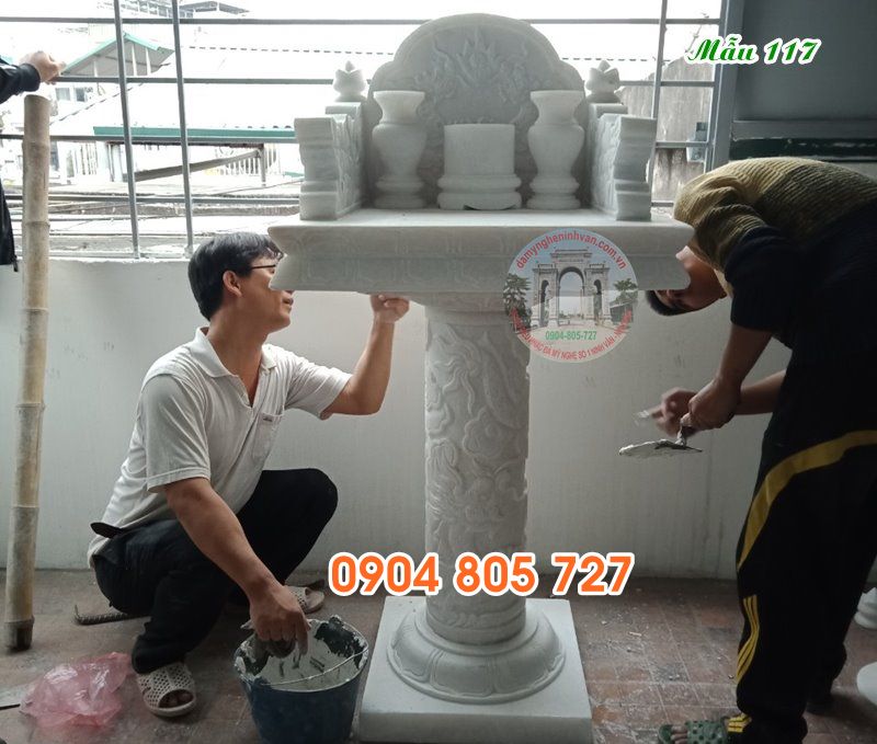 Mẫu cây hương ngoài trời bằng đá đẹp.