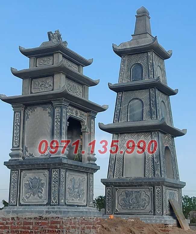 Mộ tháp đá - Mẫu mộ tháp bằng đá đơn giản đẹp bán tại Nam Định 47