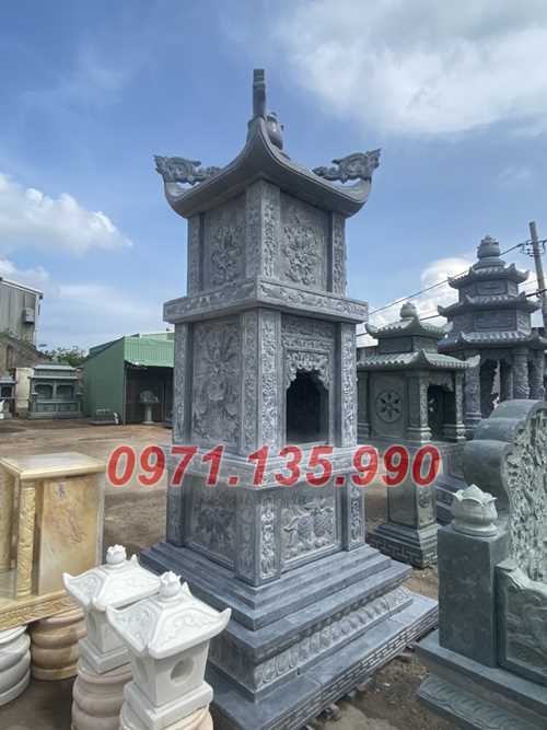 Mộ tháp đá - Mẫu mộ tháp bằng đá đơn giản đẹp bán tại Nam Định 47