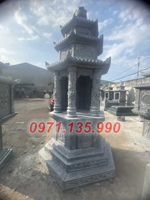 Mộ tháp đá - Mẫu mộ tháp bằng đá đơn giản đẹp bán tại Nam Định 47