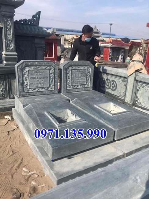 Mộ đá đôi - Mẫu mộ đôi bằng đá tự nhiên đẹp bán tại Kiên Giang 69