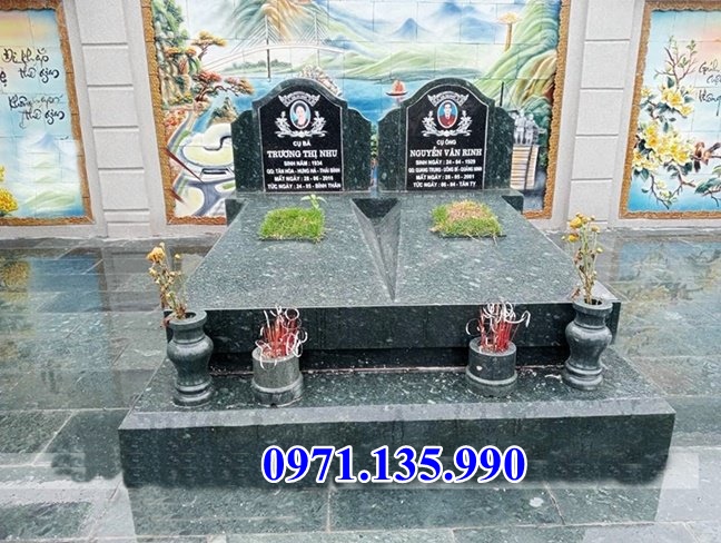 Mộ đá đôi - Mẫu mộ đôi bằng đá tự nhiên đẹp bán tại Cần Thơ 71