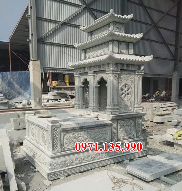 Mộ đá đôi - Mẫu mộ đôi bằng đá tự nhiên đẹp bán tại Cần Thơ 71