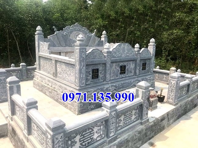 Mộ đá đôi - Mẫu mộ đôi bằng đá tự nhiên đẹp bán tại Cà Mau 73