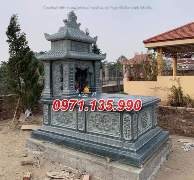 Mộ đá đôi - Mẫu mộ đôi bằng đá tự nhiên đẹp bán tại Bình Phước 83