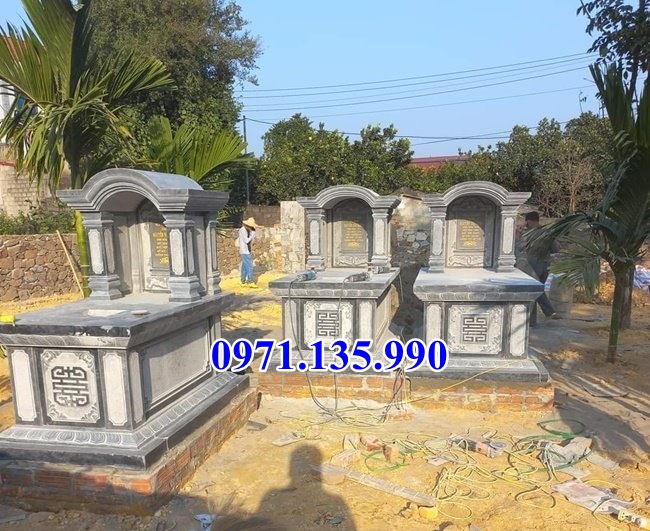 Mộ đá đôi - Mẫu mộ đôi bằng đá tự nhiên đẹp bán tại Lâm Đồng 86