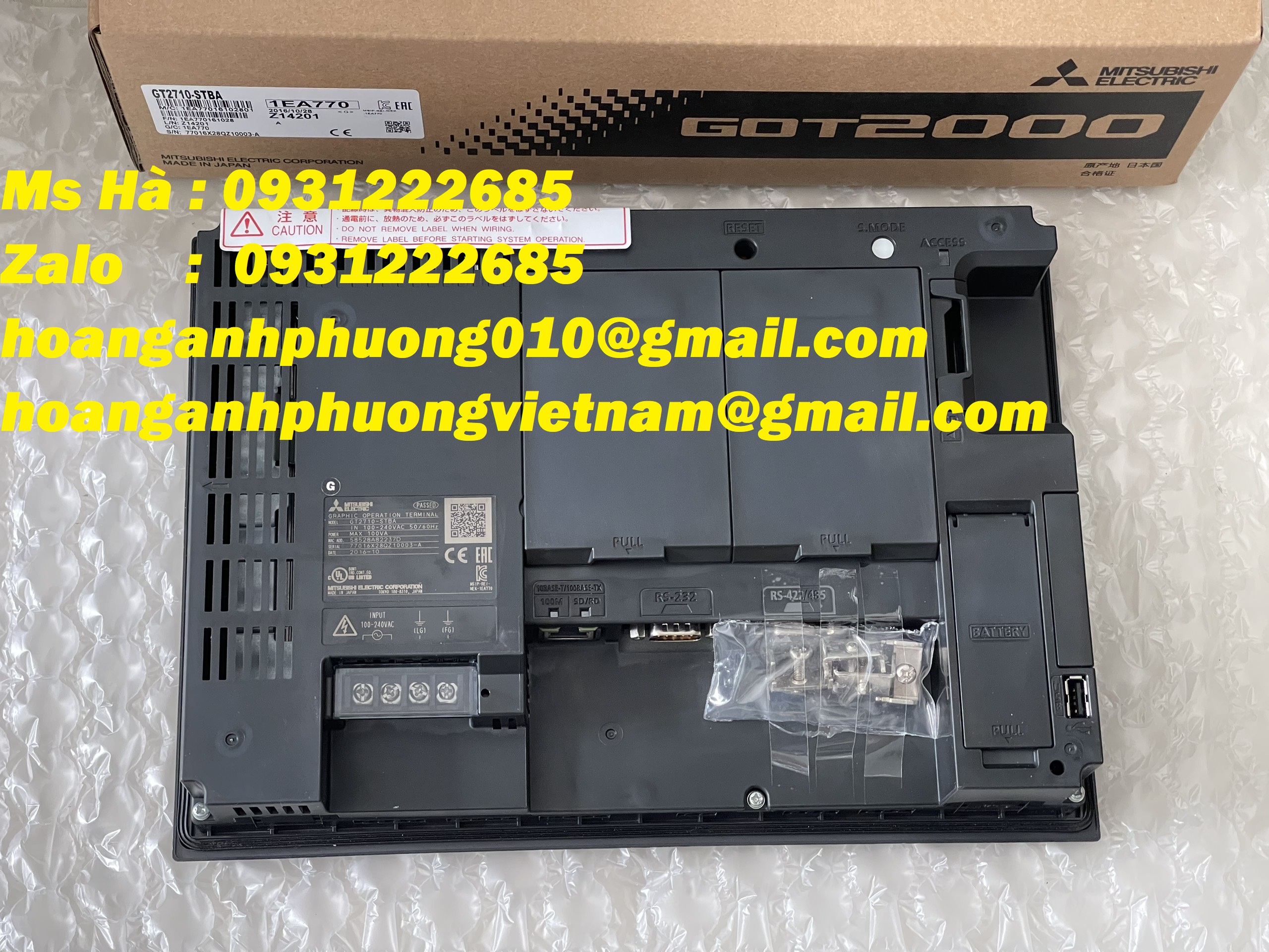GOT2000 series mitsubishi màn hình GT2710-STBA giá cạnh tranh